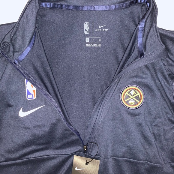 Nike Denver Nuggets Pullover 1/4 Zip Long Sleeve - Picture 3 of 10